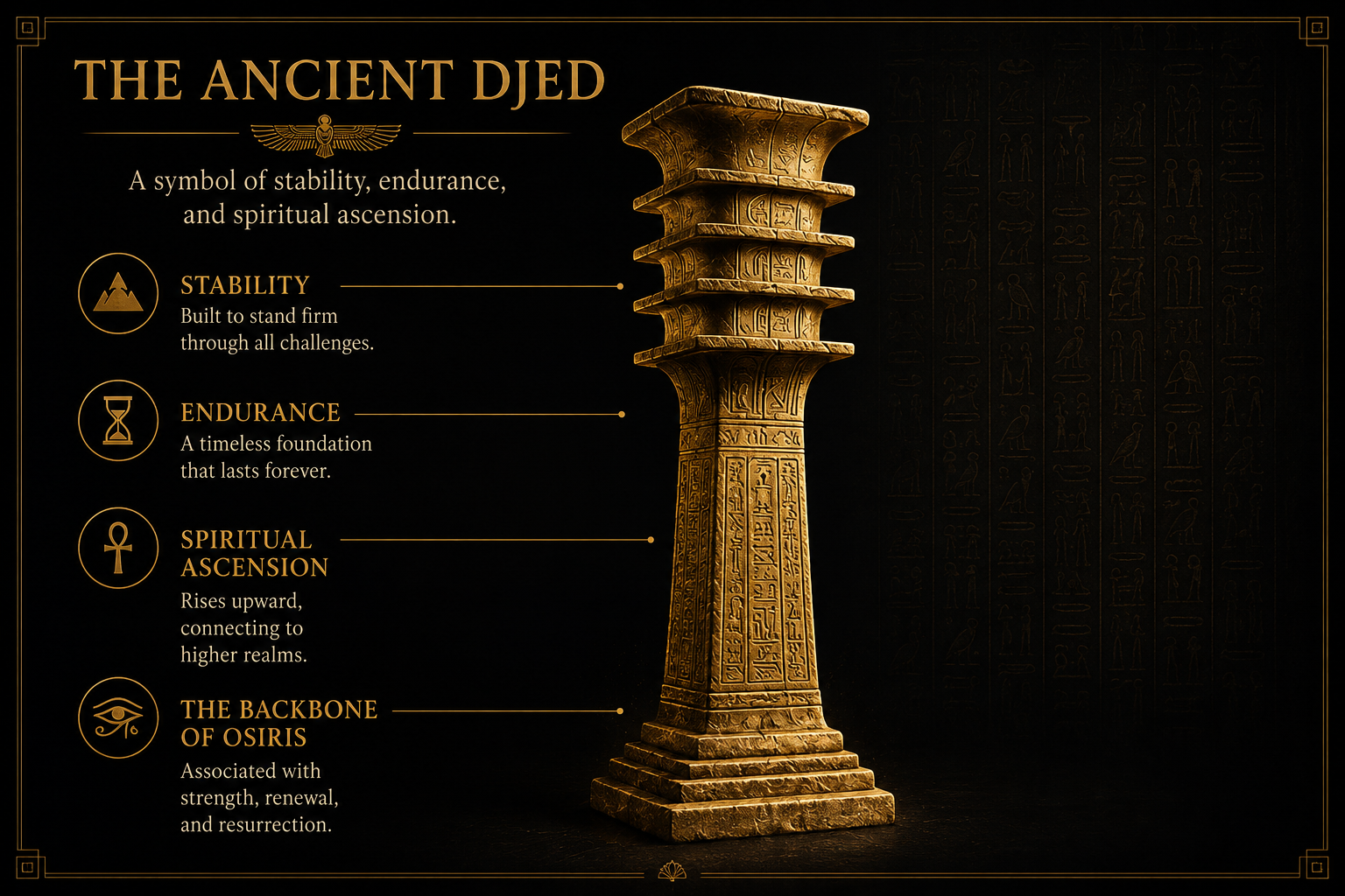 The Ancient Djed — logo story